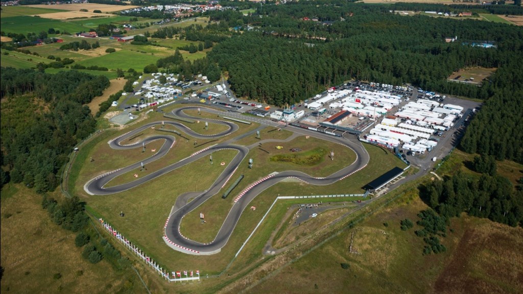 Karting i Kristianstad inden EM-finale. 
(Foto: FIA Karting / KSP)